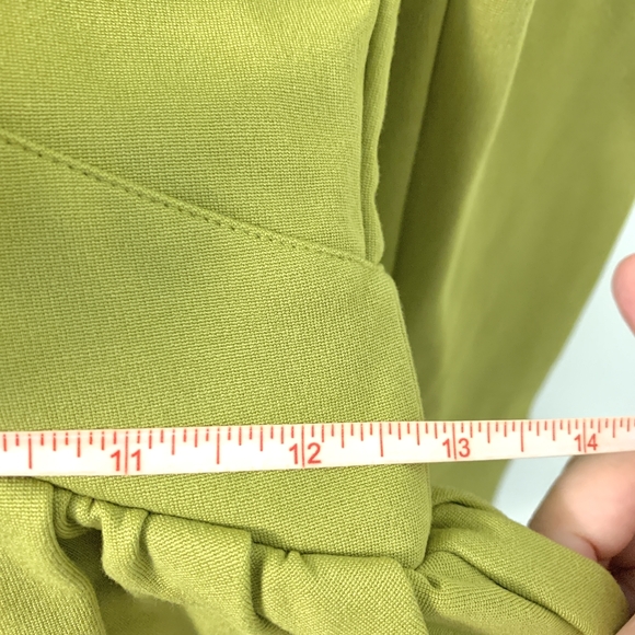 RED VALENTINO Bow Detail Fitted Jacket Pistachio Green - Picture 11 of 11